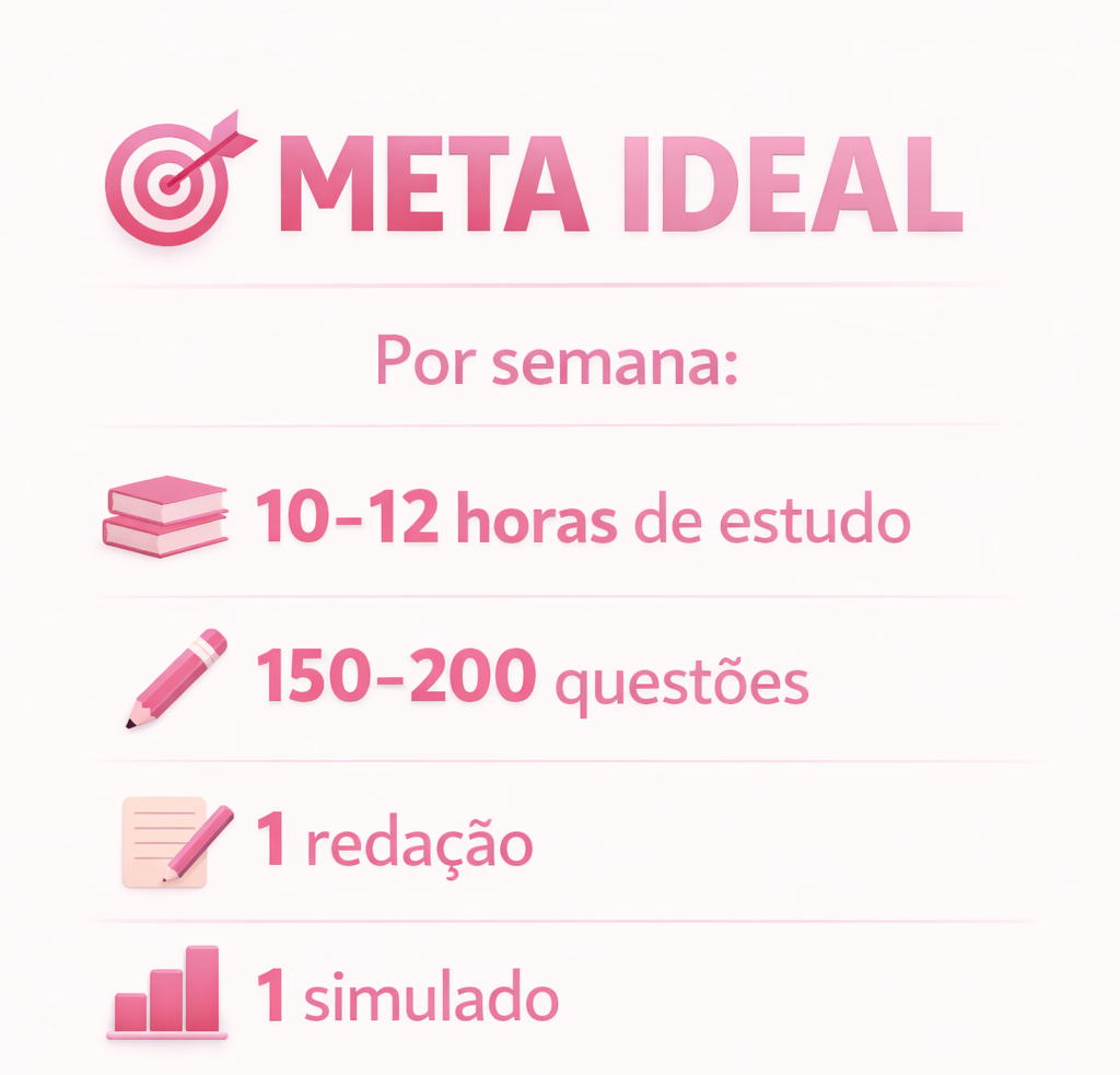 Meta ideal por semana